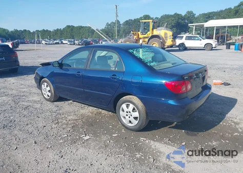 2007 Toyota Corolla Le z USA, uszkodzony, nr VIN 2T1BR30E07C756455